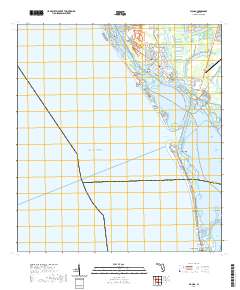 USGS US Topo 7.5-minute map for Placida FL 2021