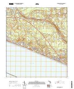 USGS US Topo 7.5-minute map for Point Washington FL 2021