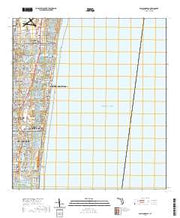 USGS US Topo 7.5-minute map for Pompano Beach FL 2021