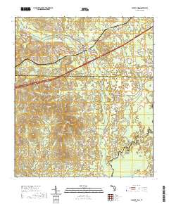 USGS US Topo 7.5-minute map for Ponce de Leon FL 2021