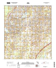 USGS US Topo 7.5-minute map for Port Richey NE FL 2021