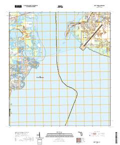 USGS US Topo 7.5-minute map for Port Tampa FL 2021