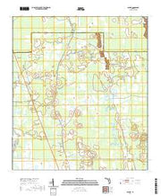 USGS US Topo 7.5-minute map for Poyner FL 2021