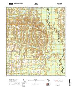 USGS US Topo 7.5-minute map for Redbay FL 2021