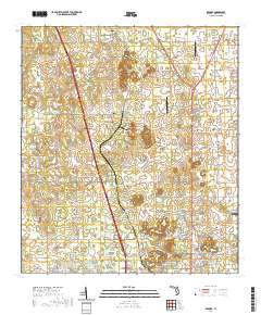 USGS US Topo 7.5-minute map for Reddick FL 2021