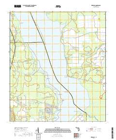 USGS US Topo 7.5-minute map for Riverdale FL 2021