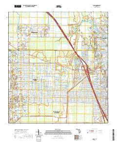 USGS US Topo 7.5-minute map for Rood FL 2021