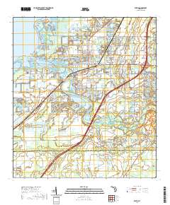 USGS US Topo 7.5-minute map for Ruskin FL 2021