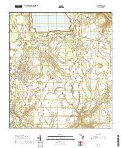 USGS US Topo 7.5-minute map for Rye FL 2021