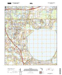 USGS US Topo 7.5-minute map for Saint Cloud North FL 2021