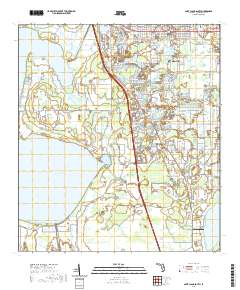 USGS US Topo 7.5-minute map for Saint Cloud South FL 2021