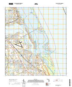 USGS US Topo 7.5-minute map for Saint Lucie Inlet FL 2021