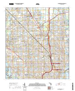 USGS US Topo 7.5-minute map for Saint Petersburg FL 2021