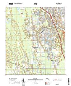 USGS US Topo 7.5-minute map for Samsula FL 2021