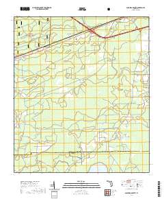 USGS US Topo 7.5-minute map for Sanderson South FL 2021