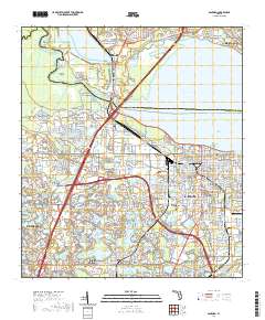 USGS US Topo 7.5-minute map for Sanford FL 2021