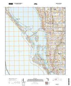 USGS US Topo 7.5-minute map for Sarasota FL 2021