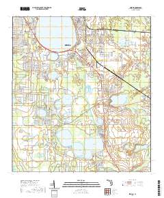 USGS US Topo 7.5-minute map for Sebring FL 2021