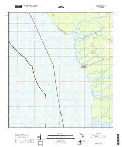 USGS US Topo 7.5-minute map for Shark Point FL 2021