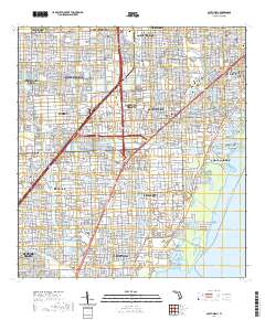 USGS US Topo 7.5-minute map for South Miami FL 2021