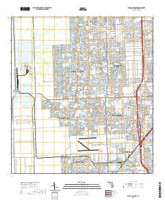 USGS US Topo 7.5-minute map for South Miami NW FL 2021