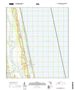 USGS US Topo 7.5-minute map for South Ponte Vedra Beach FL 2021