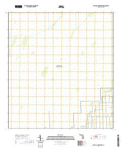 USGS US Topo 7.5-minute map for South of Coopertown FL 2021