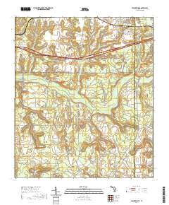 USGS US Topo 7.5-minute map for Spencer Flats FL 2021