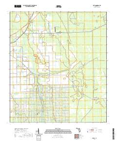 USGS US Topo 7.5-minute map for Spuds FL 2021