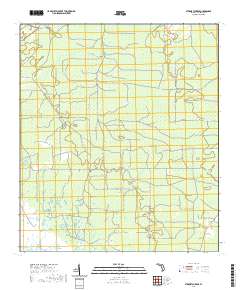 USGS US Topo 7.5-minute map for Steinhatchee SE FL 2021