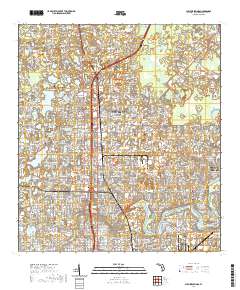 USGS US Topo 7.5-minute map for Sulphur Springs FL 2021