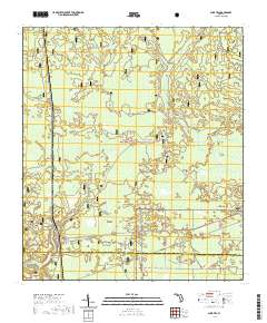 USGS US Topo 7.5-minute map for Sumatra FL 2021