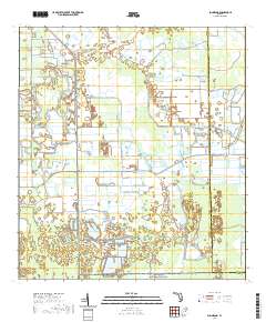 USGS US Topo 7.5-minute map for Sunniland FL 2021