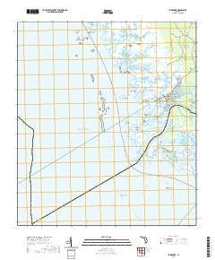 USGS US Topo 7.5-minute map for Suwannee FL 2021