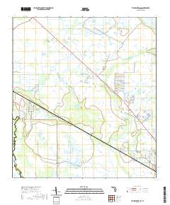 USGS US Topo 7.5-minute map for Taylor Creek SW FL 2021