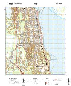 USGS US Topo 7.5-minute map for Titusville FL 2021