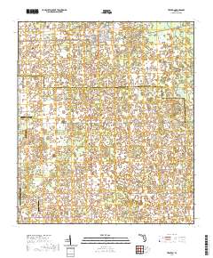 USGS US Topo 7.5-minute map for Trenton FL 2021