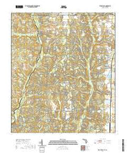 USGS US Topo 7.5-minute map for Walnut Hill FLAL 2021