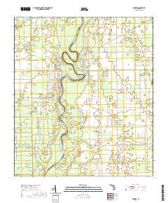 USGS US Topo 7.5-minute map for Wannee FL 2021