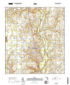 USGS US Topo 7.5-minute map for Wauchula FL 2021