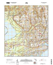 USGS US Topo 7.5-minute map for West Pensacola FLAL 2021