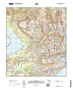 USGS US Topo 7.5-minute map for West Pensacola FLAL 2021