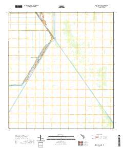 USGS US Topo 7.5-minute map for West of Big Lake FL 2021