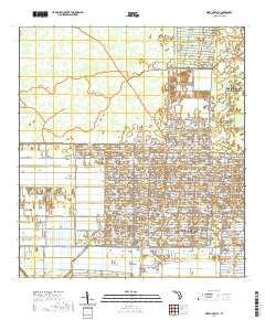 USGS US Topo 7.5-minute map for West of Delta FL 2021