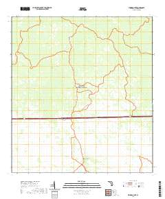 USGS US Topo 7.5-minute map for Whidden Lake FL 2021