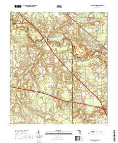 USGS US Topo 7.5-minute map for White Springs West FL 2021