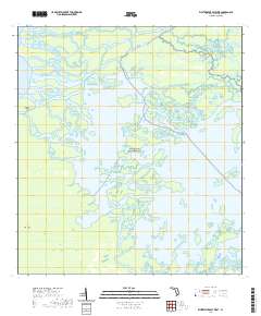 USGS US Topo 7.5-minute map for Whitewater Bay West FL 2021