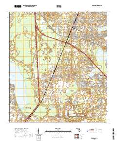 USGS US Topo 7.5-minute map for Wildwood FL 2021