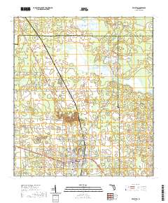 USGS US Topo 7.5-minute map for Williston FL 2021