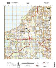 USGS US Topo 7.5-minute map for Winter Garden FL 2021